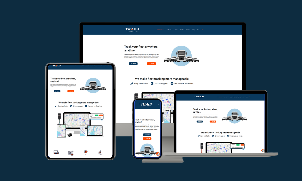 Custom E-commerce for GPS Tracking Solutions